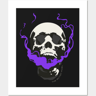 Smoking Skull Posters and Art